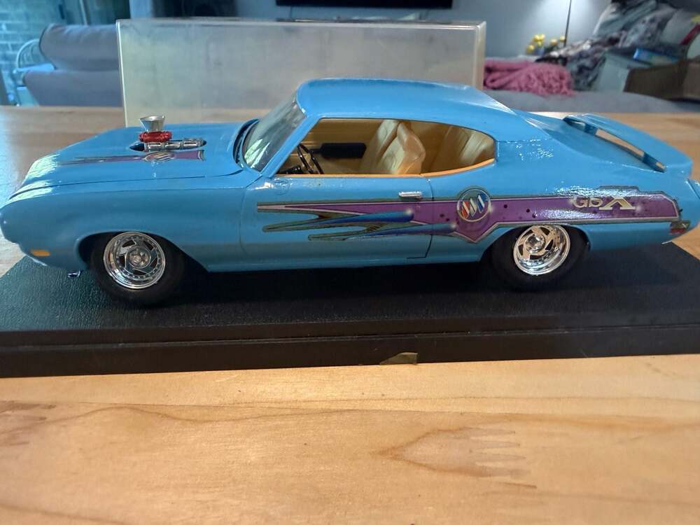 Custom Built 1/18 Scale Buick Drag Car Model *as is